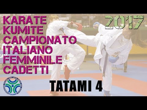Karate Kumite Campionato Italiano Femminile Cadetti 2017 - Tatami4