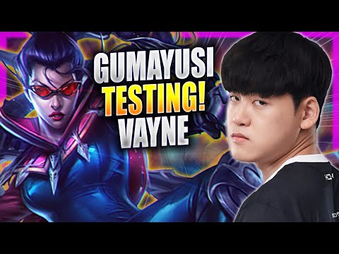 GUMAYUSI TESTING VAYNE IN KR SOLOQ! - T1 Gumayusi Plays Vayne ADC vs Samira! | Season 2023