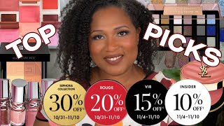 TOP 10 SEPHORA SAVINGS EVENT 2025 RECOMMENDATIONS you NEED!