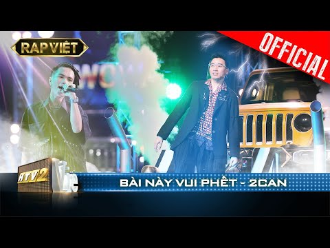 Đong đưa cùng 2Can với Bài Này Vui Phết | Rap Việt - Mùa 2 [Live Stage]
