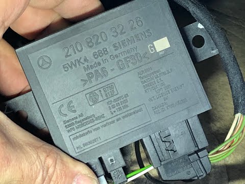 MERCEDES W210 1998 1-Tasten Funkschlüssel programmieren / 1-button remote key programming