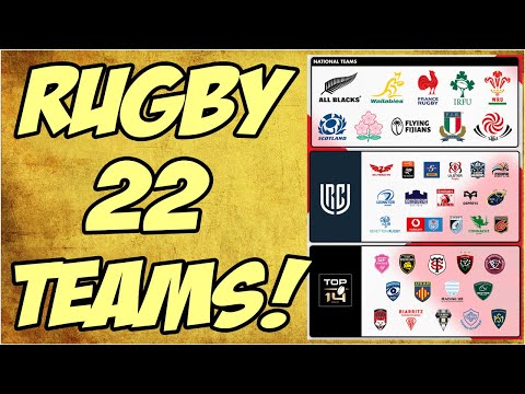 All 56 Rugby 22 Licensed Teams Confirmed! | Also Bad News For English Teams... (Rugby 22 News)