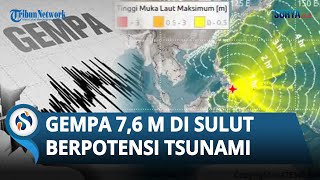 Warga Berlarian Keluar Ruangan, Gempa 7,6 Magnitudo Guncang Sulawesi Utara Berpotensi Tsunami