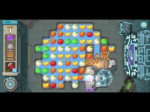 We Bare Bears Match3 Repairs Level 576 - No Boosters