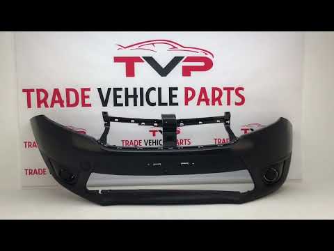 Fits Dacia Sandero 2013-2017 Front Bumper Black With Fog Lamp Holes video