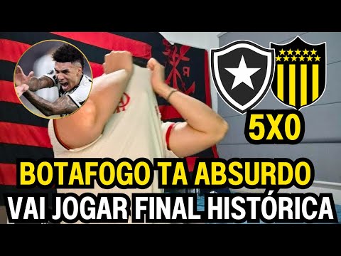 REACT MELHORES MOMENTOS BOTAFOGO 5X0 PENAROL - BOTAFOGO FAZ JOGO HISTÓRICO E VAI JOGAR A FINAL