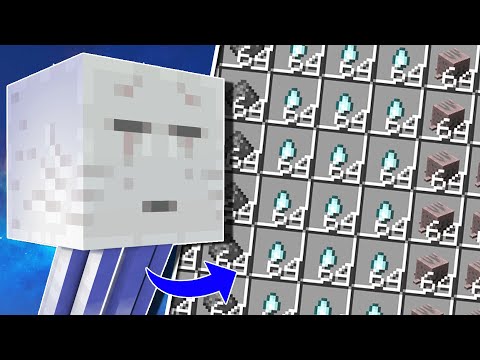 Beste Einfachste Minecraft Schießpulver & Happy Ghast Farm ohne Redstonewissen! Tutorial | Anleitung