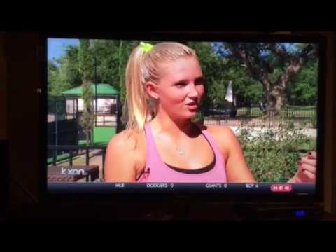 Jayci Goldsmith KXAN tennis story
