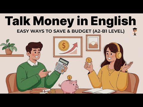 English Podcast for Beginners (A2–B1) | Let's Talk About Money 💰 Easy Ways to Save & Budget