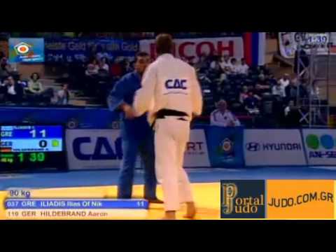 European Judo Championship Vienna 2010 -90kg Iliadis Ilias (GRE)-Hildebrand (GER)
