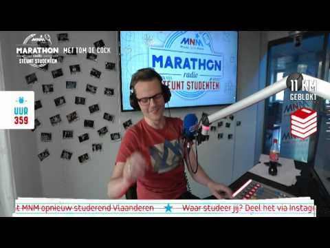 MNM Marathonradio: Tom bestelt 300 pistolets en een verjaardagstaart voor Lise :-)