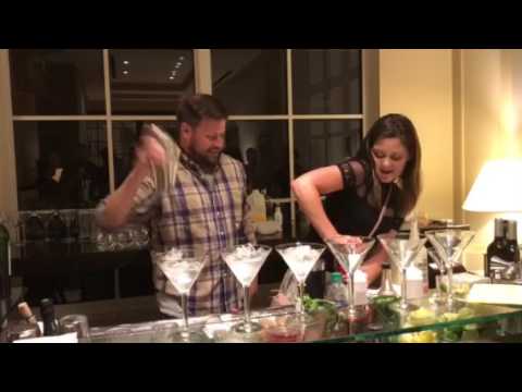 Pisco Sour demonstration