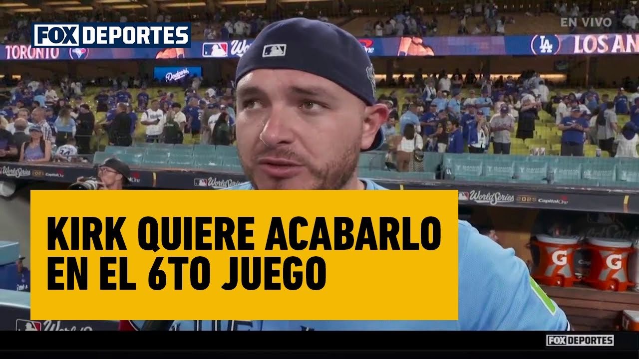 🔥 "YO QUIERO ACABAR EN EL JUEGO 6", la ambición de ALEJANDRO KIRK con BLUE JAYS | MLB World Series