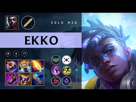 Ekko Mid vs Azir - KR Challenger Patch 25.22