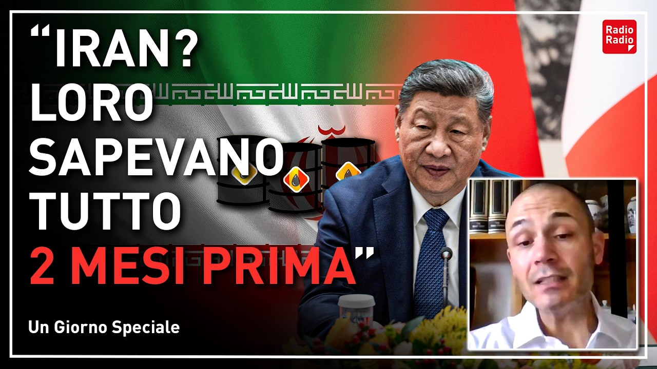 "NOI NON INFORMATI SULL'IRAN? LA CINA SUL PETROLIO SAPEVA TUTTO 2 MESI PRIMA" | Demostenes Floros