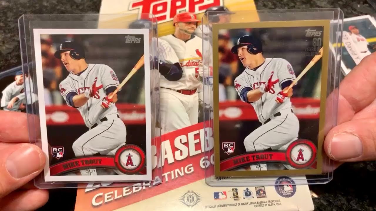 2011 TOPPS UPDATE BREAK! FINDING RARE MIKE TROUT ROOKIE CARDS!! (+ 2018 Topps and Tristar)