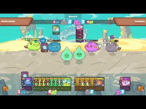 19 Axie Infinity Bone Sail + Bumpy + Axie Kiss(Ivory Chop + Overgrow Keratin + Death Mark)META BUILD