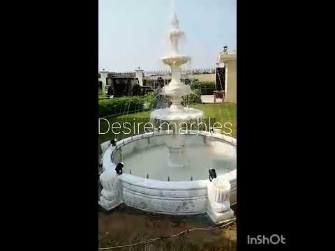 White Marble Fountain