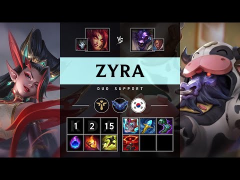 Zyra Support vs Alistar - KR Diamond Patch 25.16