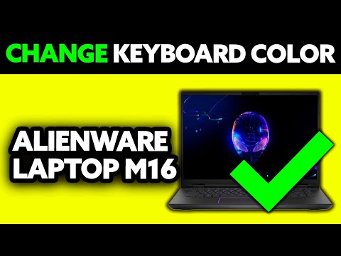 How To Change Keyboard Color on Alienware Laptop M16 (2025) - Step by Step