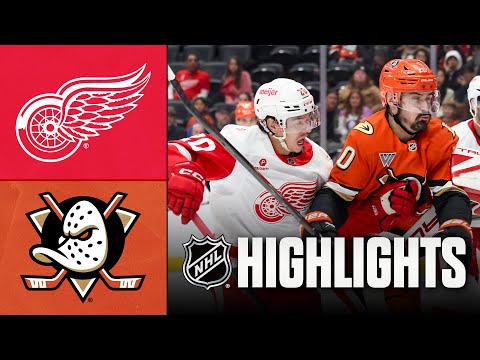 NHL Highlights | Red Wings vs. Ducks | October 31, 2025