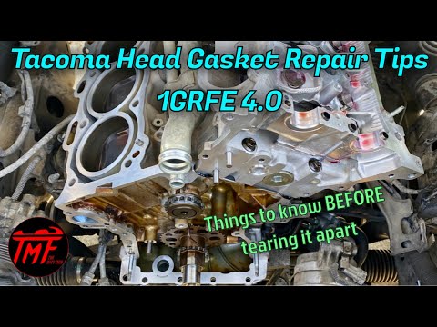 Tacoma 4.0 head gasket repair tips! (1GRFE)