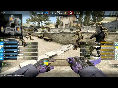 Cloud9 vs Heroic at cs_summit 2 - map 1