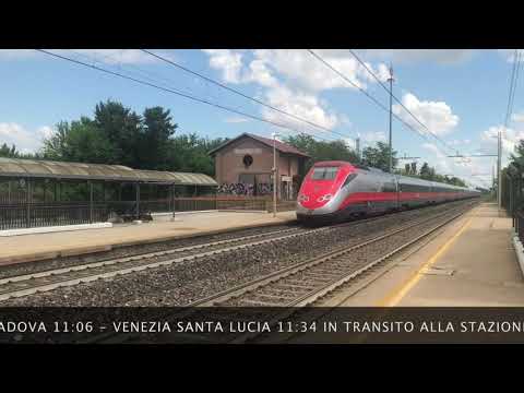 FRECCIAROSSA 9406 ETR 500 N°27-ROMA T.NI 07:35-VENEZIA S.L.11:34 AD ABANO ORE 10:57 IL 29.05.20