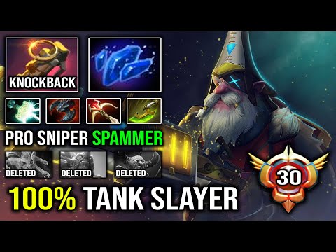 Tanker Heroes Are Nothing For this SNIPER | Brutal Shard Knockback Just Stand & Attack Dota 2