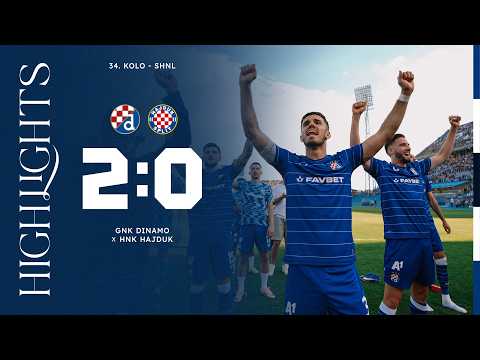 GNK Gradanski Nogometni Klub Dinamo Zagreb 2-0 HNK Hrvatski Nogometni Klub Hajduk Split