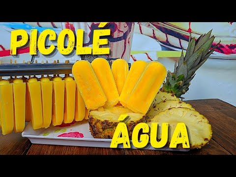 HOW TO MAKE WATER-BASED PINEAPPLE POPSICLES, BY RAFAEL PAIVA