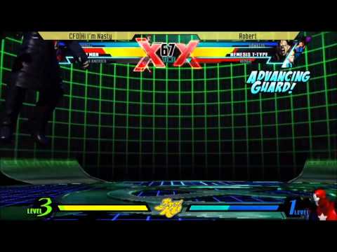 UMVC3 CFD | Hi i'm Nasty vs Robert - DROMSTRUCTION CnC #3