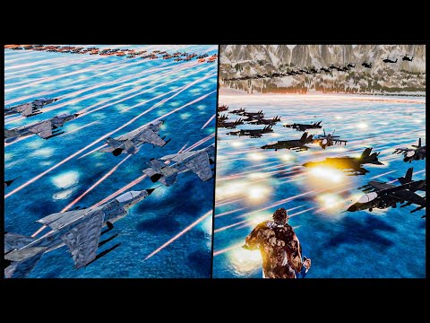 Can Air And Land Forces Stop 4.000 TITANS - Ultimate Epic Battle Simulator 2