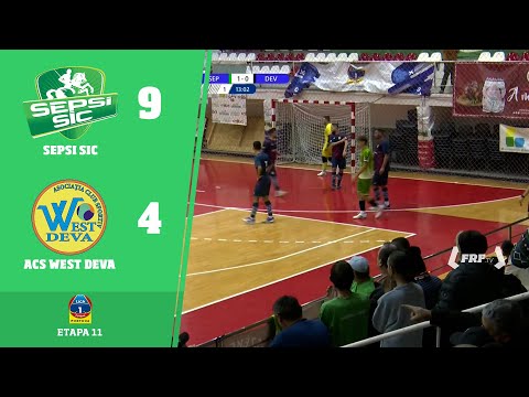 Liga 1 Futsal Casa Pariurilor, Etapa 11: Sepsi SIC - ACS West Deva, 9 decembrie 2025