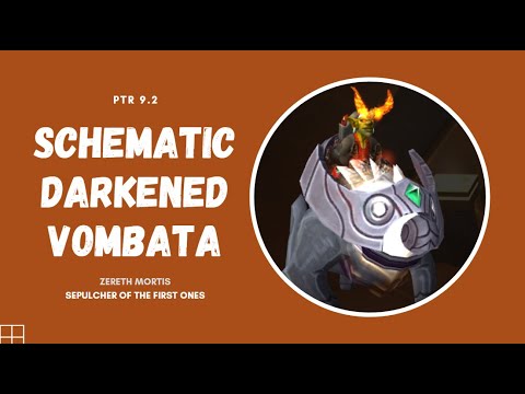 Zereth Mortis Mount schematics - Schematic Darkened Vombata