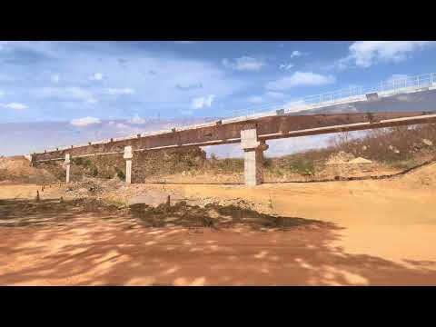 Ponte da transnordestina sobre o riacho das cobra município de Acopiara Ceará 