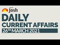 Current Affairs Today 26th March Current Affairs Current Affairs In Hindi