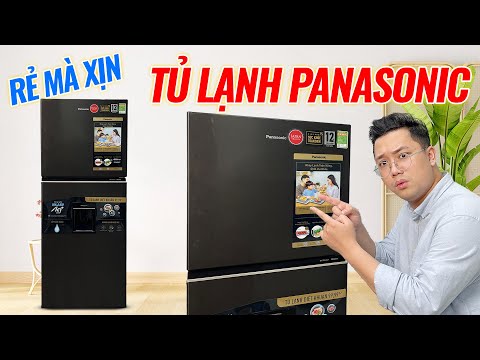 TỦ LẠNH PANASONIC NR-TL381GVKV: ĐÃ XỊN LẠI CÒN TIẾT KIỆM