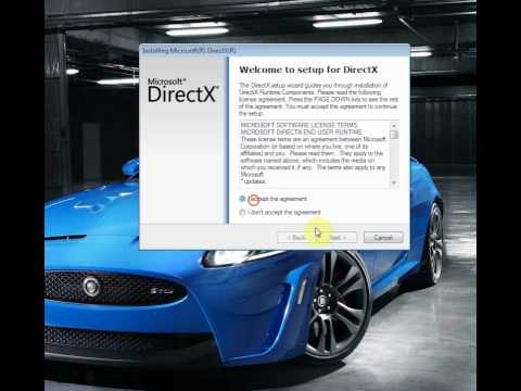 comment installer directx 9.0 c vista