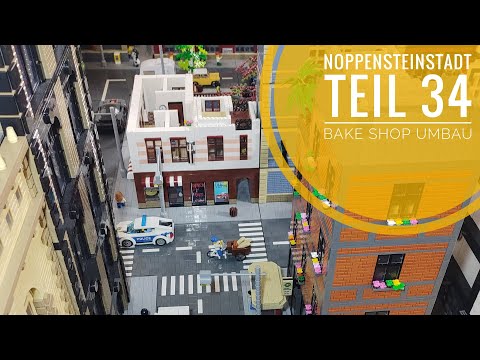 Noppensteinstadt - Teil 34 Der Bake Shop Umbau // BlueBrixx Lego