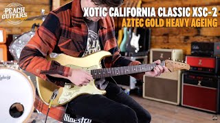 Video thumbnail for No Talking...Just Tones | Xotic California Classic XSC-2 - Aztec Gold Heavy Ageing by Peach Guitars