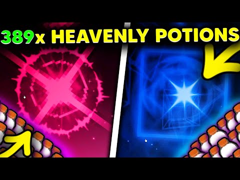 I Used 389 Heavenly Potions And Got ___ Globals | Sol's RNG