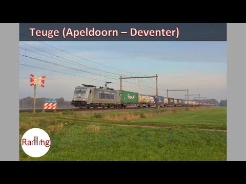 Treinen bij Teuge (Lijn Apeldoorn - Deventer) | Metrans, DDAR en meer...