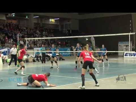 VCW TV: Spielbericht VC Wiesbaden - USC Münster (Play-off-Viertelfinale, 29.03.2014)