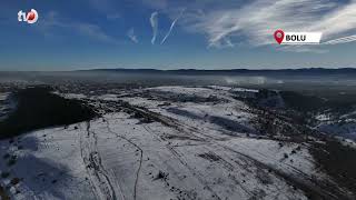 Kar ve Güneş Kartpostallık Görüntüler Oluşturdu