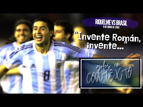 Goals in context - Riquelme vs Brazil (2005)