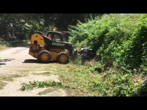 C4 Trincia Frontale per MiniPala - Frontal Mulcher Head for Skid Steer