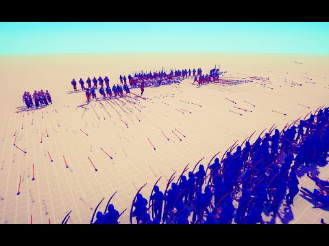Early Modern English Army VS Arrow Rain TABS Totally Accurate Battle Simulator Map Maker Update