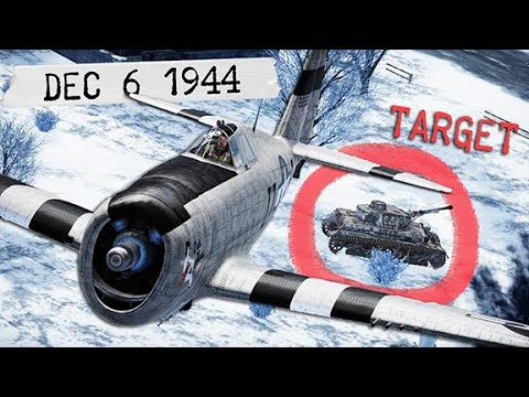 P-47 Thunderbolts gegen die deutsche Armee