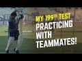 Sachin Tendulkar's second last Test: Practicing with my teammates!